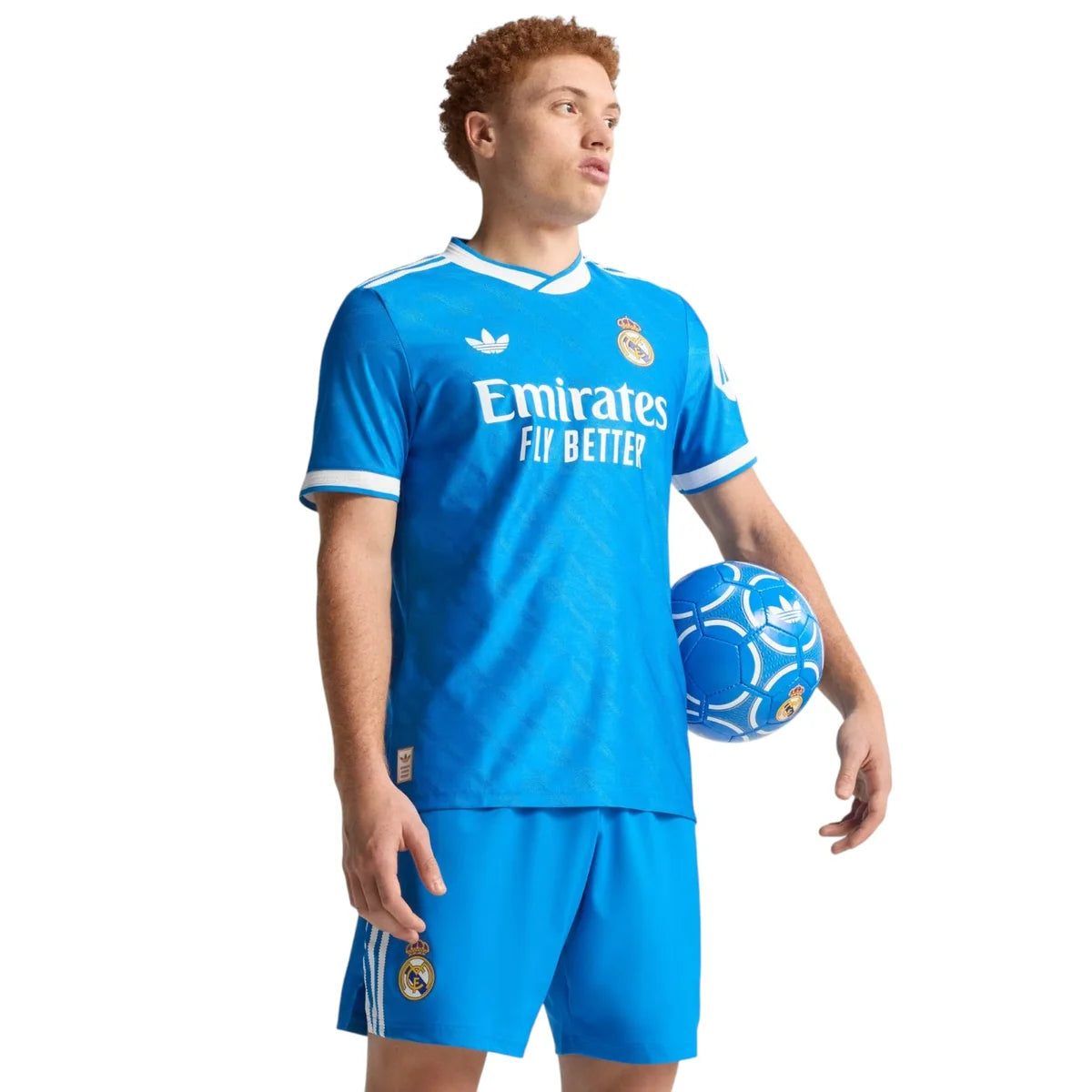 adidas Real Madrid 2025/26 Third Authentic Jersey Blue Bird (JV5839)