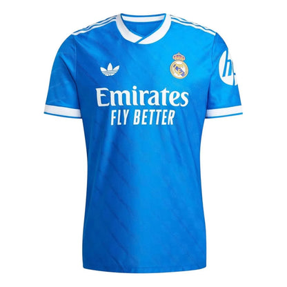 adidas Real Madrid 2025/26 Third Authentic Jersey Blue Bird (JV5839)