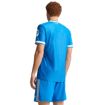 adidas Real Madrid 2025/26 Third Authentic Jersey Blue Bird (JV5839)