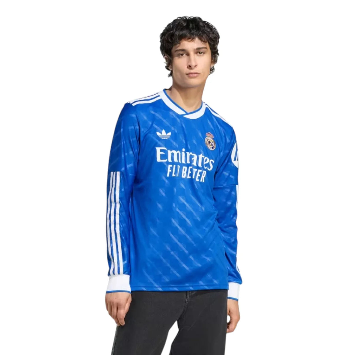 adidas Real Madrid 2025/26 Third Long-Sleeve Jersey Blue Bird (JW4054) - Asia Sizing