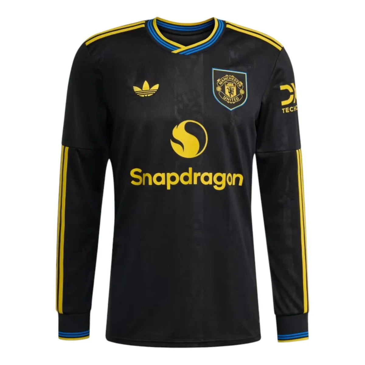 adidas Manchester United 2025/26 Third Long-Sleeve Jersey Black (KD4226) - Asia Sizing
