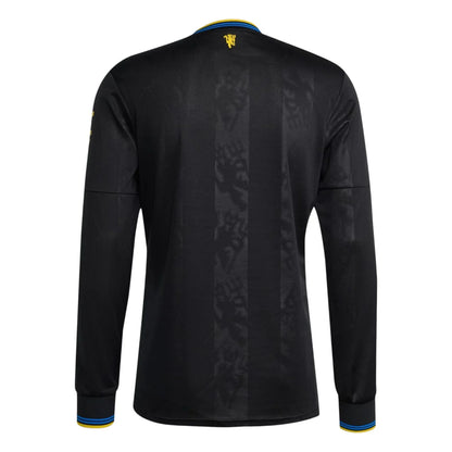 adidas Manchester United 2025/26 Third Long-Sleeve Jersey Black (KD4226) - Asia Sizing