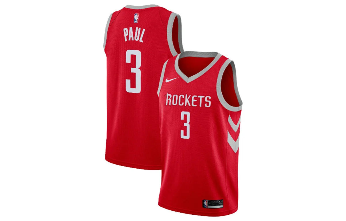 Nike NBA Rockets Icon Edition Jersey 'Chris Paul #3' Red 2017 (864477-661)