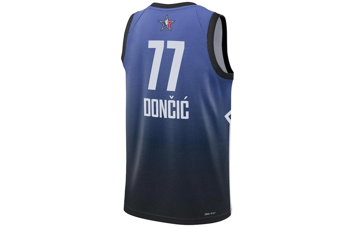 Jordan Brand NBA All-Star 2023 Swingman Jersey 'Luka Dončić #77' Blue-Black Gradient (DX6328-505)