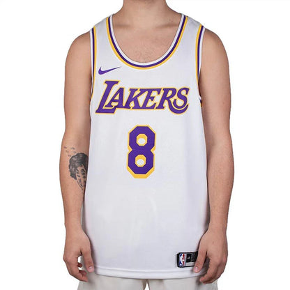 Nike NBA Los Angeles Lakers Association Edition Swingman Jersey 'Kobe Bryant #8' White 2019 (CI9503-100)