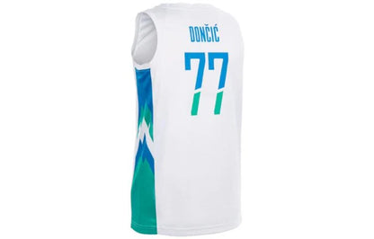 Jordan Slovenia National Team Limited Jersey 'Luka Dončić #77' White 2023 (SV0046-100)