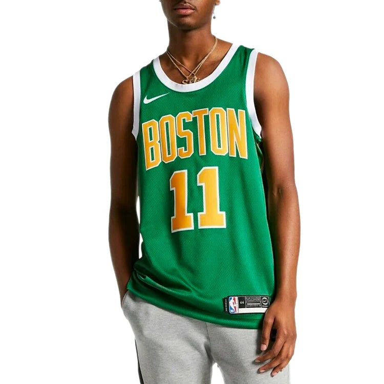 Nike NBA Celtics Earned Edition Jersey 'Kyrie Irving #11' Green 2018 (BQ1153-312)