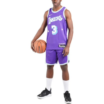 Nike NBA Los Angeles Lakers City Edition Swingman Jersey 'Anthony Davis #3' Court Purple 2021 (DB4032-505)