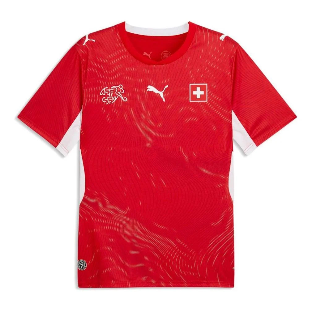 PUMA Switzerland 2026 Home Jersey Red/White (783218-01)
