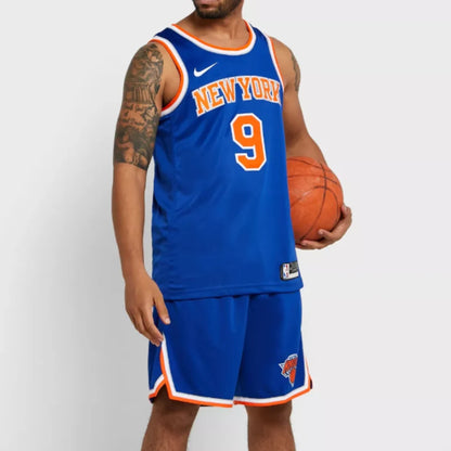 Nike NBA Knicks Icon Edition Jersey 'RJ Barrett #9' Blue 2019 (864495-405)