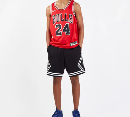 Nike NBA Bulls Icon Edition Jersey 'Lauri Markkanen #24' Red 2018 (864465-664)
