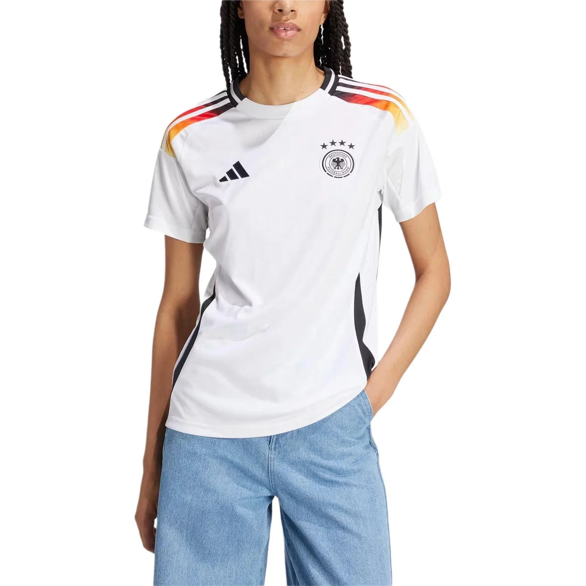 adidas Germany 2024 Women's Home Jersey White (IP6131) - Asia Sizing