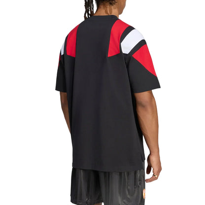 adidas Manchester United EQT T-Shirt 'Black' Asia Sizing (KH4824)