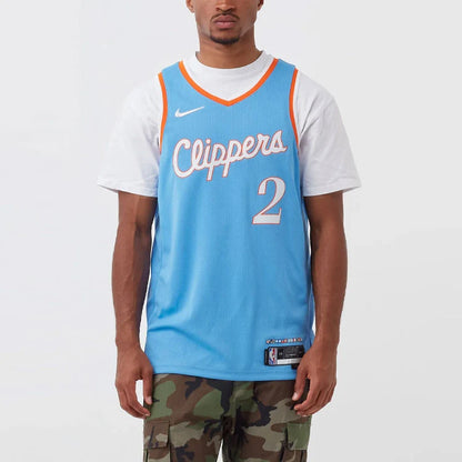 Nike NBA Clippers City Swingman Jersey 'Kawhi Leonard #2' Blue 2021/22 (DB4031-462)