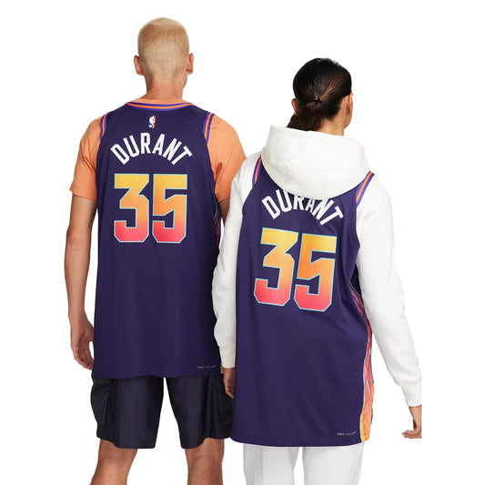 Nike NBA Phoenix Suns City Edition Swingman Jersey 'Kevin Durant #35' Purple 2023 (DX8773-536)