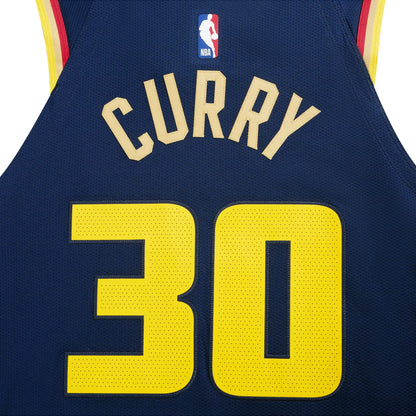 Nike NBA Golden State Warriors City Edition Authentic Jersey 'Stephen Curry #30' Midnight Navy 2024 (FQ4465-419)