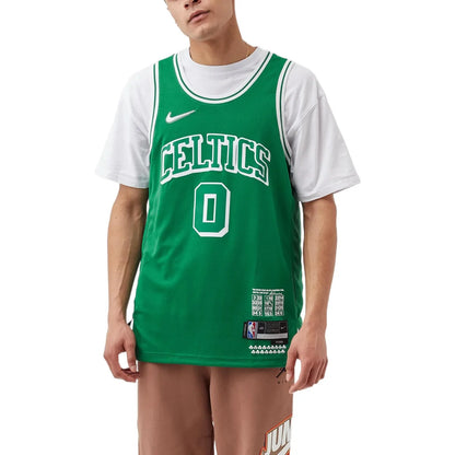 Nike NBA Boston Celtics 2021–22 City Edition Swingman Jersey 'Jayson Tatum #0' Green (DB4019-321)