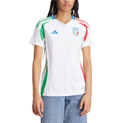 adidas Italy 2024 Women's Away Jersey White (IQ0489) - Asia Sizing