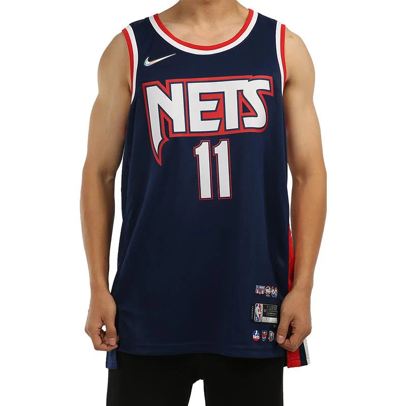 Nike NBA Nets Classic Edition Jersey 'Kyrie Irving #11' Navy 2021 (DB4018-400)