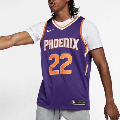 Nike NBA Phoenix Suns Icon Edition Swingman Jersey 'Deandre Ayton #22' Purple 2019 (864503-573)