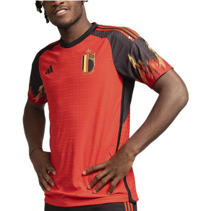 adidas Belgium 2022/23 World Cup Home Authentic Jersey (HD9413) - Asia Sizing