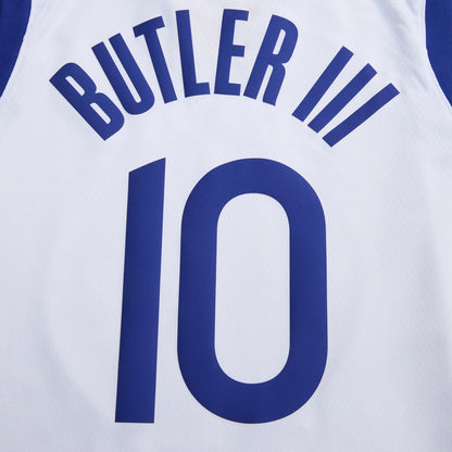 Nike NBA Golden State Warriors Association Edition Jersey 'Jimmy Butler #10' White 2024 (DN2077-107)