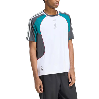adidas Liverpool FC Teamgeist 26 Warm-Up Jersey 'White' Asia Sizing (KX7705)