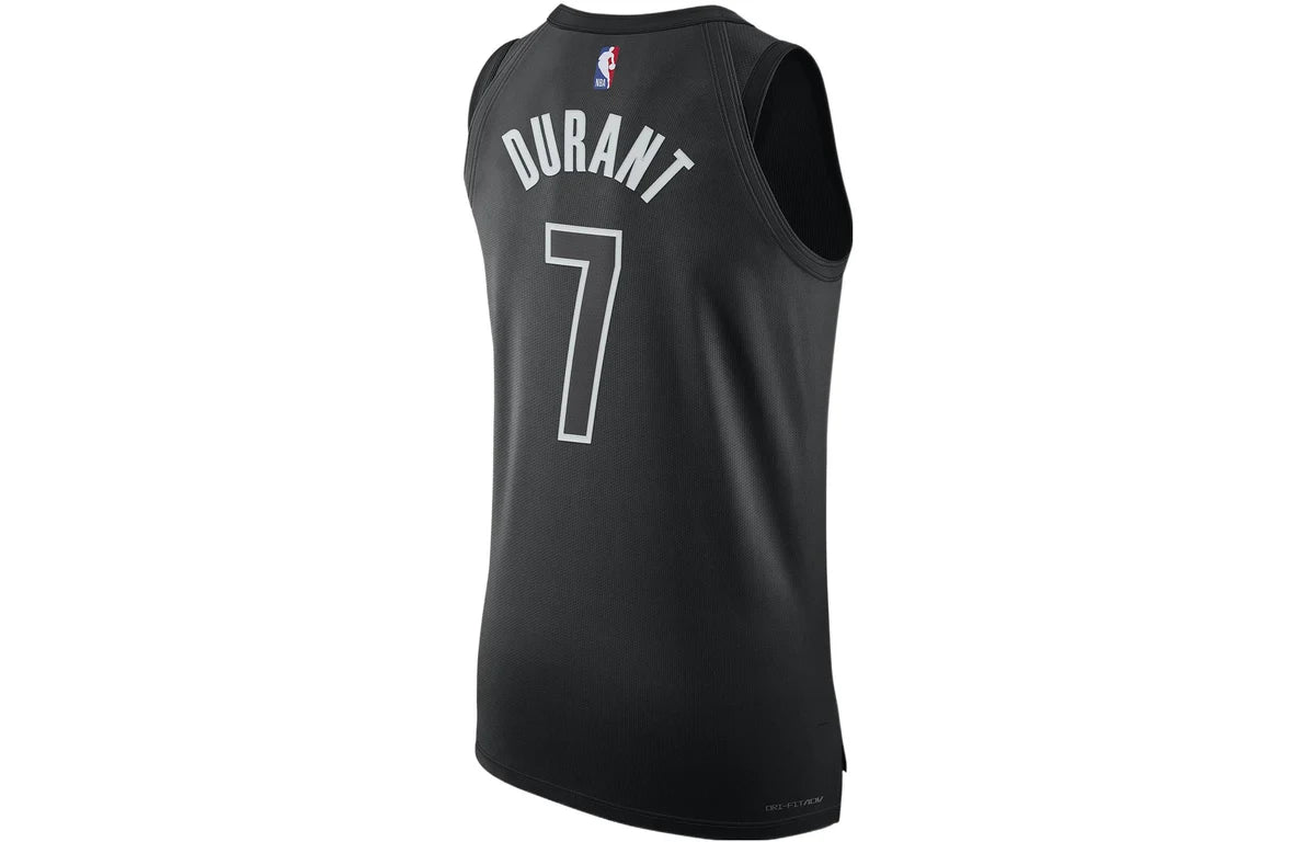 Jordan Brand NBA Brooklyn Nets Statement Edition Authentic Jersey 'Kevin Durant #7' Black 2022 (DQ0140-011)