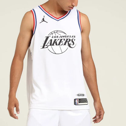 Jordan Brand NBA Los Angeles Lakers All-Star Edition Swingman Jersey 'LeBron James #23' White 2019 (AQ7297-106)