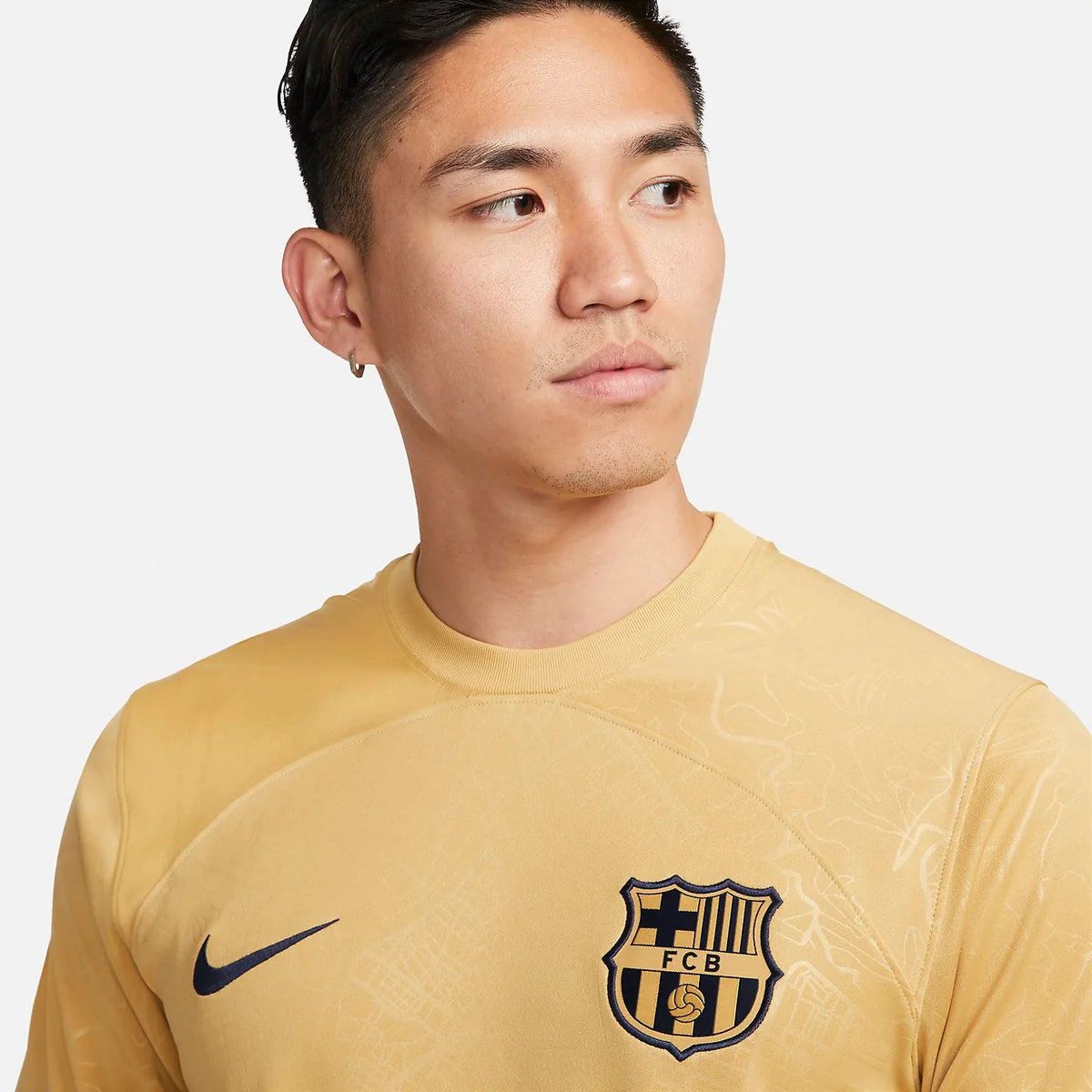 Nike FC Barcelona 2022/23 Stadium Away Jersey Yellow (DJ7675-715)