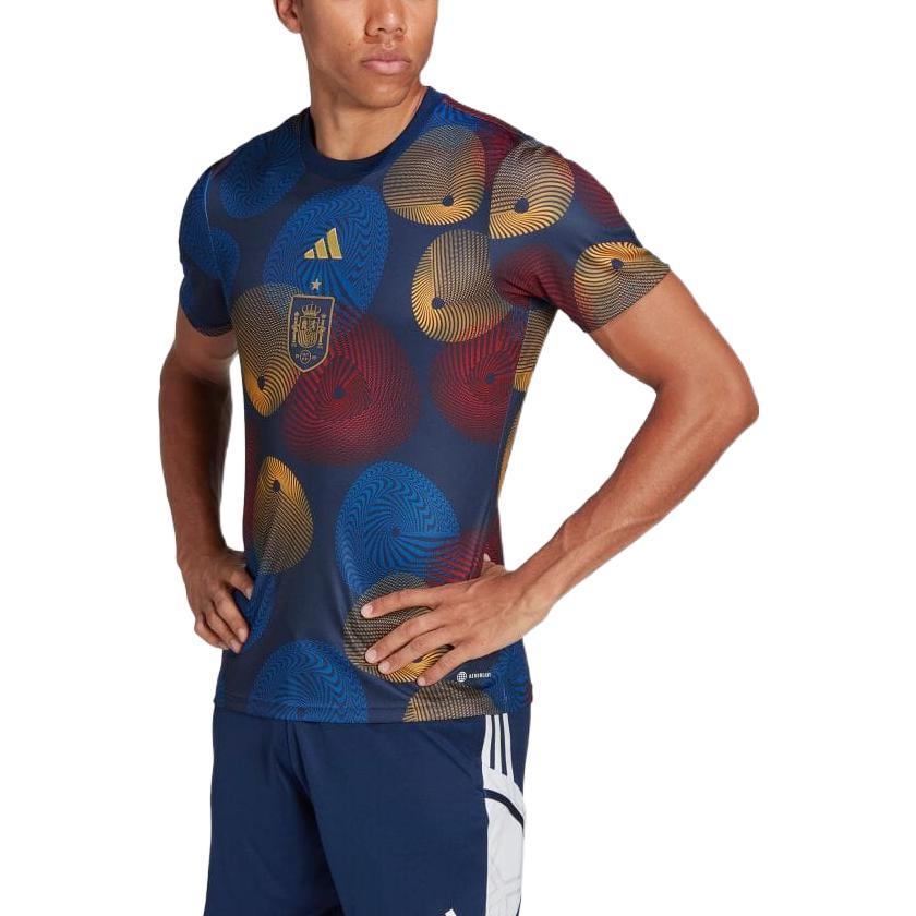 adidas Spain Pre-Match Jersey Blue (HF1421) - Asia Sizing