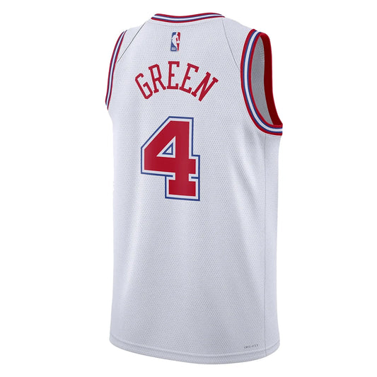 Nike NBA Houston Rockets City Edition Swingman Jersey 'Jalen Green #4' White 2023-24 (DX8503-102)
