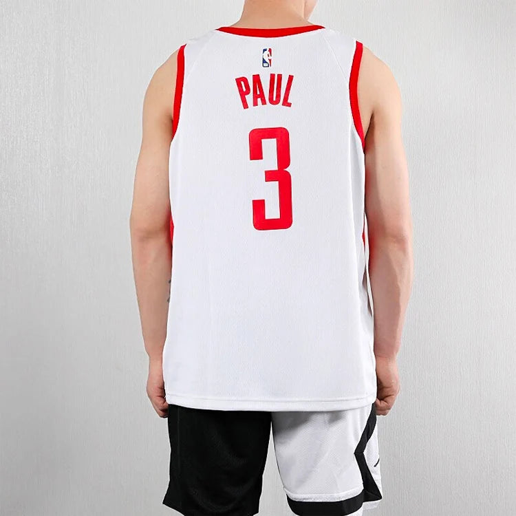 Nike NBA Rockets Association Edition Jersey 'Chris Paul #3' White 2017 (864419-101)
