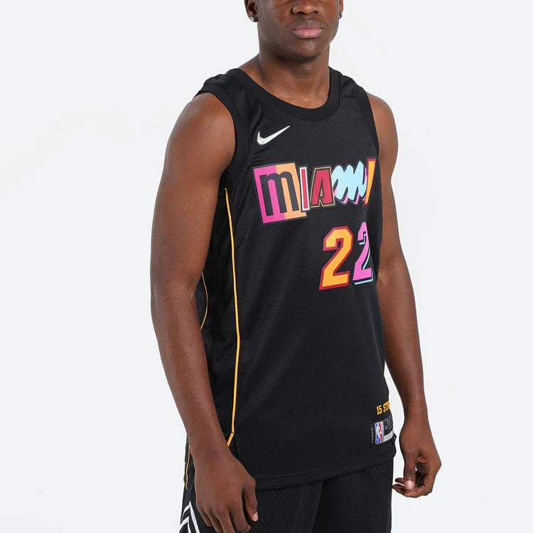 Nike NBA Miami Heat 2021–22 City Edition Swingman Jersey 'Jimmy Butler #22' Black (DB4034-010)