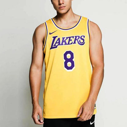 Nike NBA Lakers Icon Edition Swingman Jersey 'Kobe Bryant #8' Gold 2017 (AV1229-728)