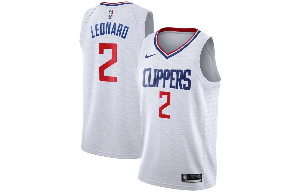 Nike NBA Clippers Association Edition Jersey 'Kawhi Leonard #2' White 2019 (865185-107)