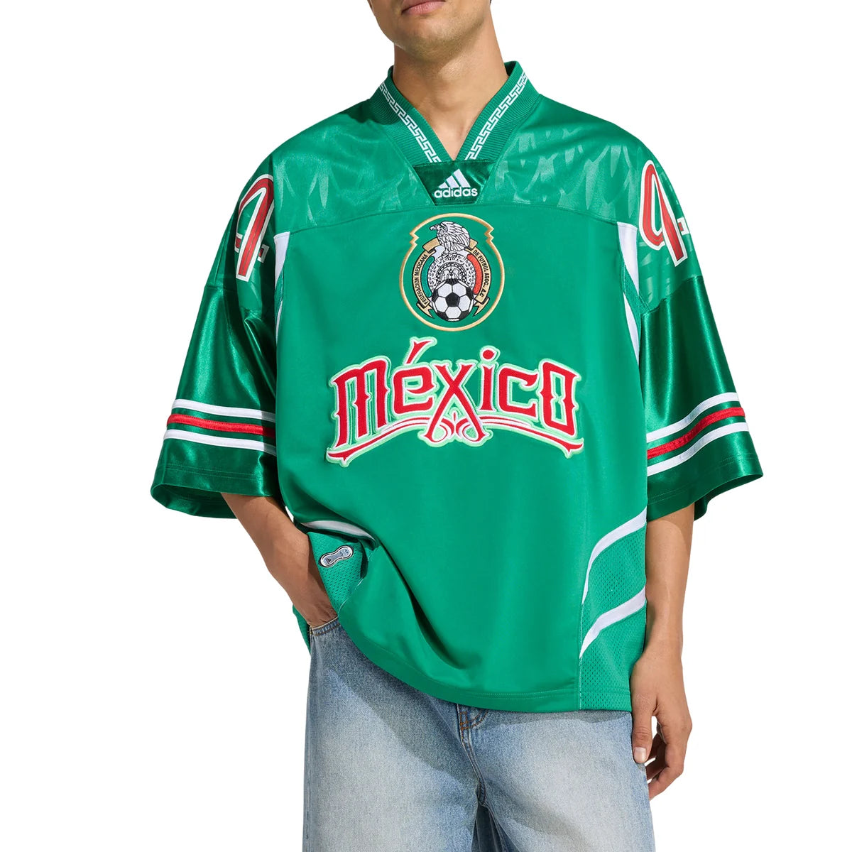 adidas Mexico Bringbacks Remixed Jersey Bold Green (KD5986)