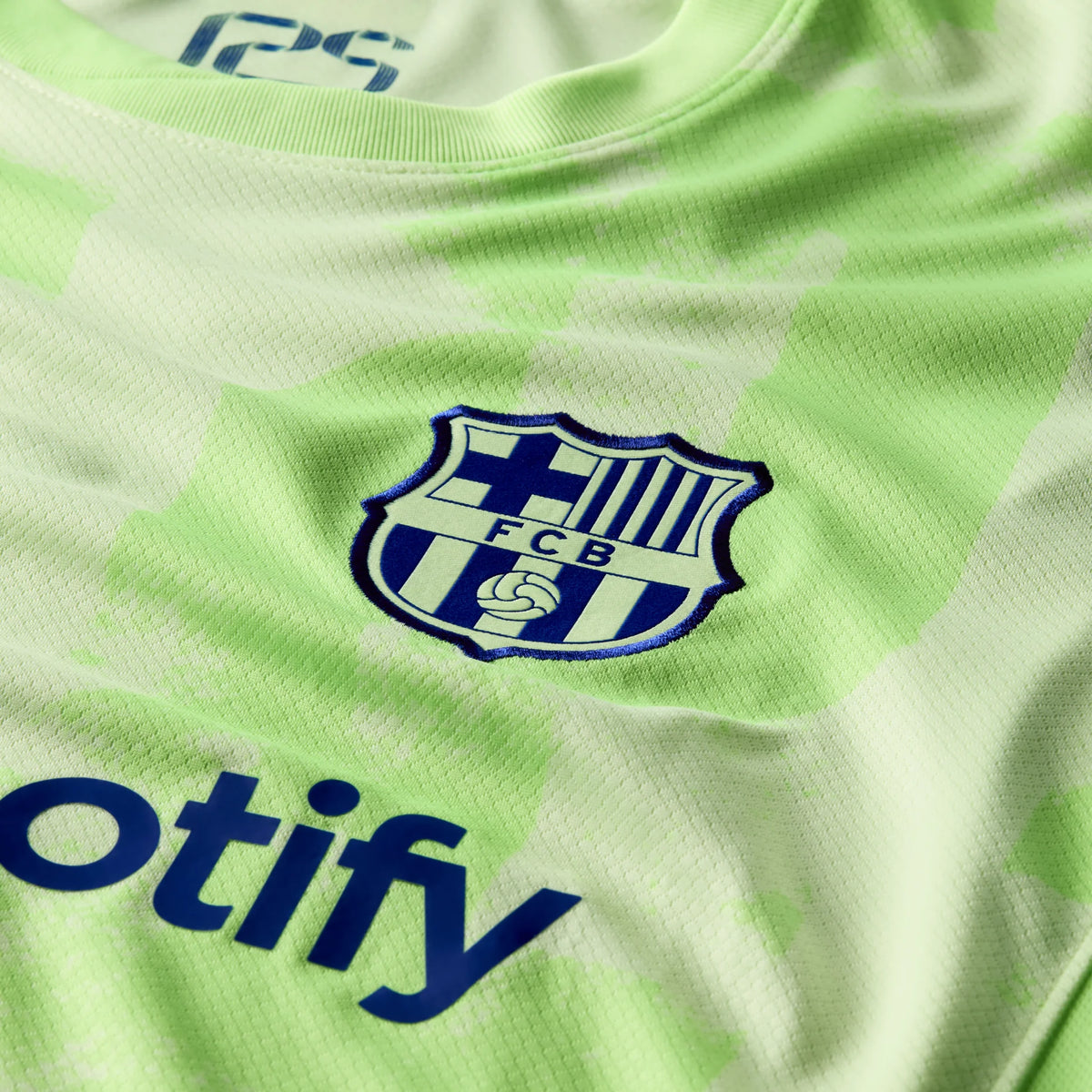 Nike FC Barcelona 2024/25 Stadium Third Jersey Barely Volt (FQ2022-702)