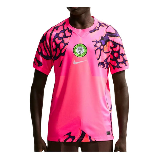 Nike Nigeria 2026 Stadium Goalkeeper Replica Jersey Hyper Pink (IB5313-645)