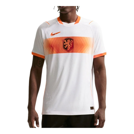 Nike Netherlands 2026 Match Away Authentic Jersey White/Hyper Crimson (IB5220-100)
