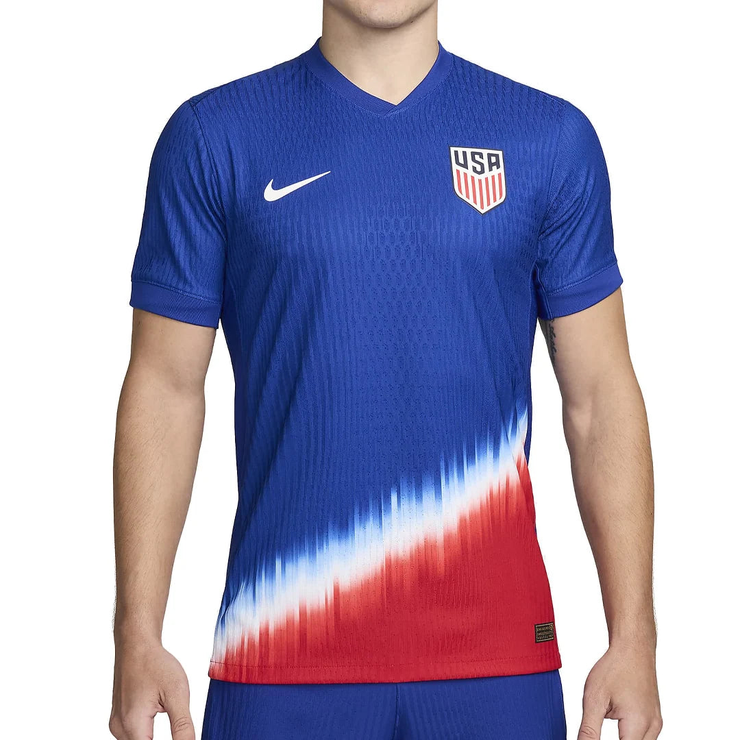 Nike USMNT 2024 Match Away Authentic Jersey Blue/Red (FJ4264-417)