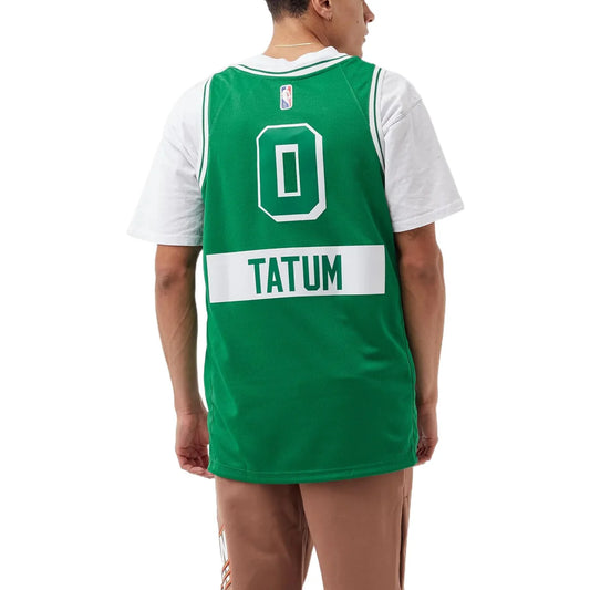 Nike NBA Boston Celtics 2021–22 City Edition Swingman Jersey 'Jayson Tatum #0' Green (DB4019-321)