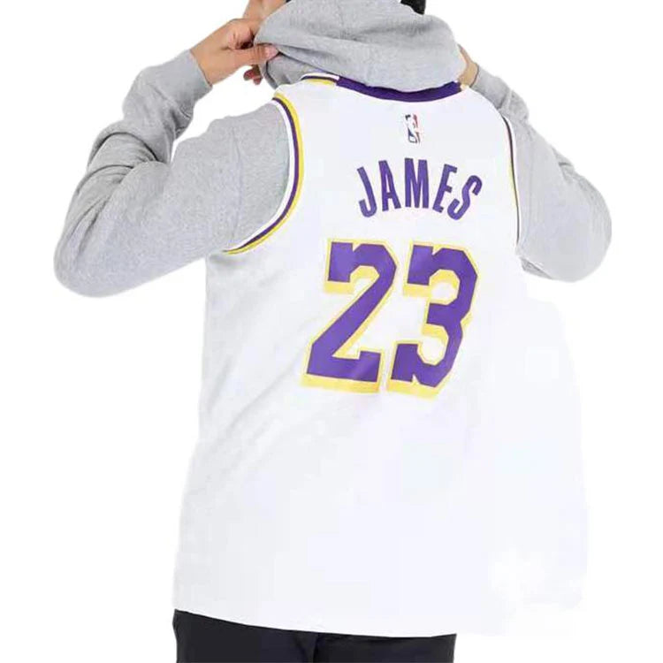 Nike NBA Lakers Association Edition Swingman Jersey 'LeBron James #23' White 2020 (CW3595-101)