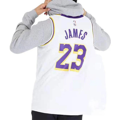 Nike NBA Lakers Association Edition Swingman Jersey 'LeBron James #23' White 2020 (CW3595-101)
