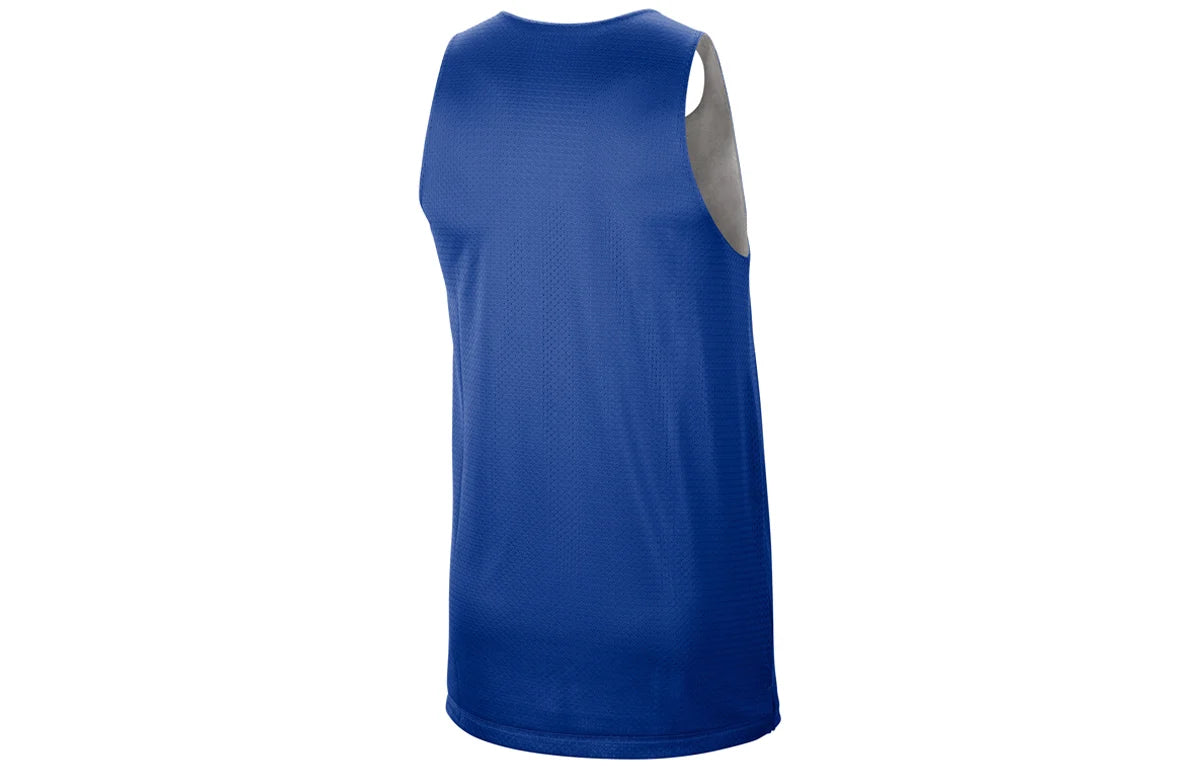 Nike NBA Warriors Standard Issue Reversible Jersey Grey Blue (CN0711-495)