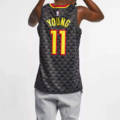 Nike NBA Atlanta Hawks Statement Swingman Jersey 'Trae Young #11' Black (864457-017)