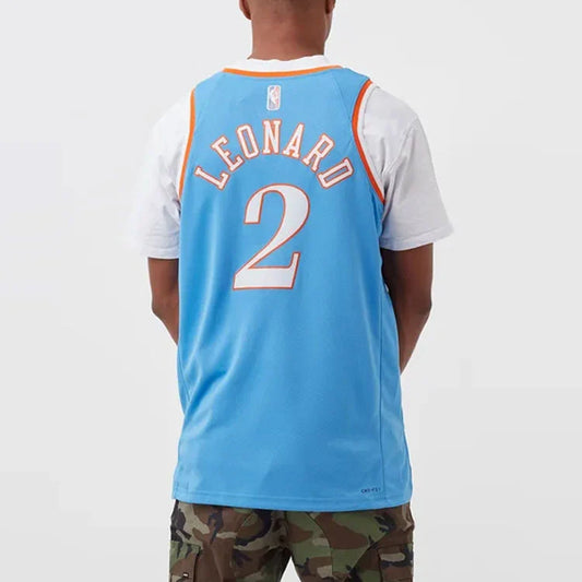 Nike NBA Clippers City Swingman Jersey 'Kawhi Leonard #2' Blue 2021/22 (DB4031-462)