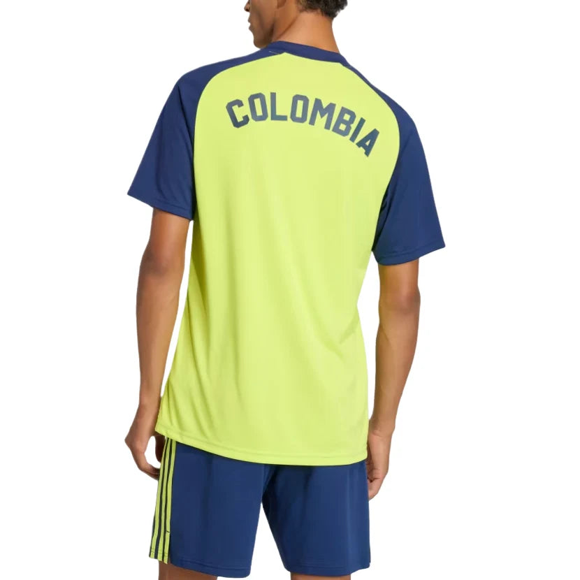 adidas Colombia 2026 Away Pre-Match Jersey Team Semi Sol Yellow Asia Sizing (JZ6239)