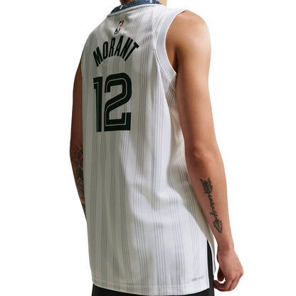 Nike NBA Memphis Grizzlies City Edition Swingman Jersey 'Ja Morant #12' White MLK50 2023 (HM5986-104)