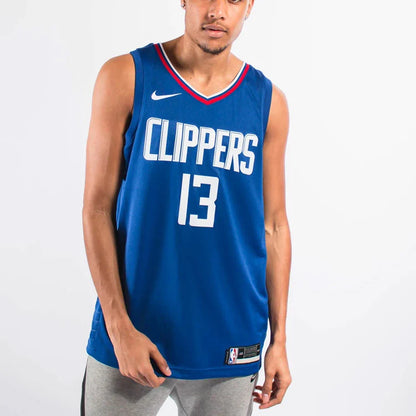 Nike NBA Clippers Icon Edition Swingman Jersey 'Paul George #13' Blue 2020 (CW3668-403)